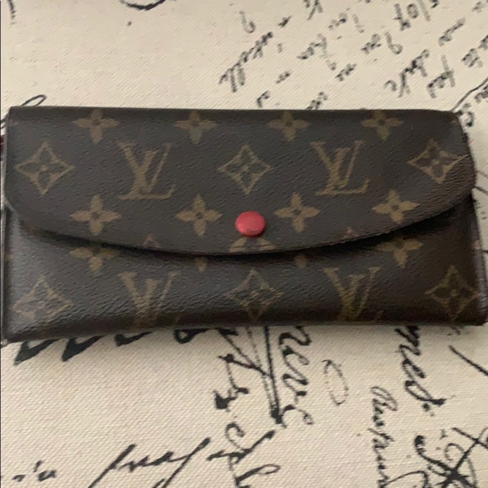 Louis Vuitton Emilie Monogram Rouge wallet